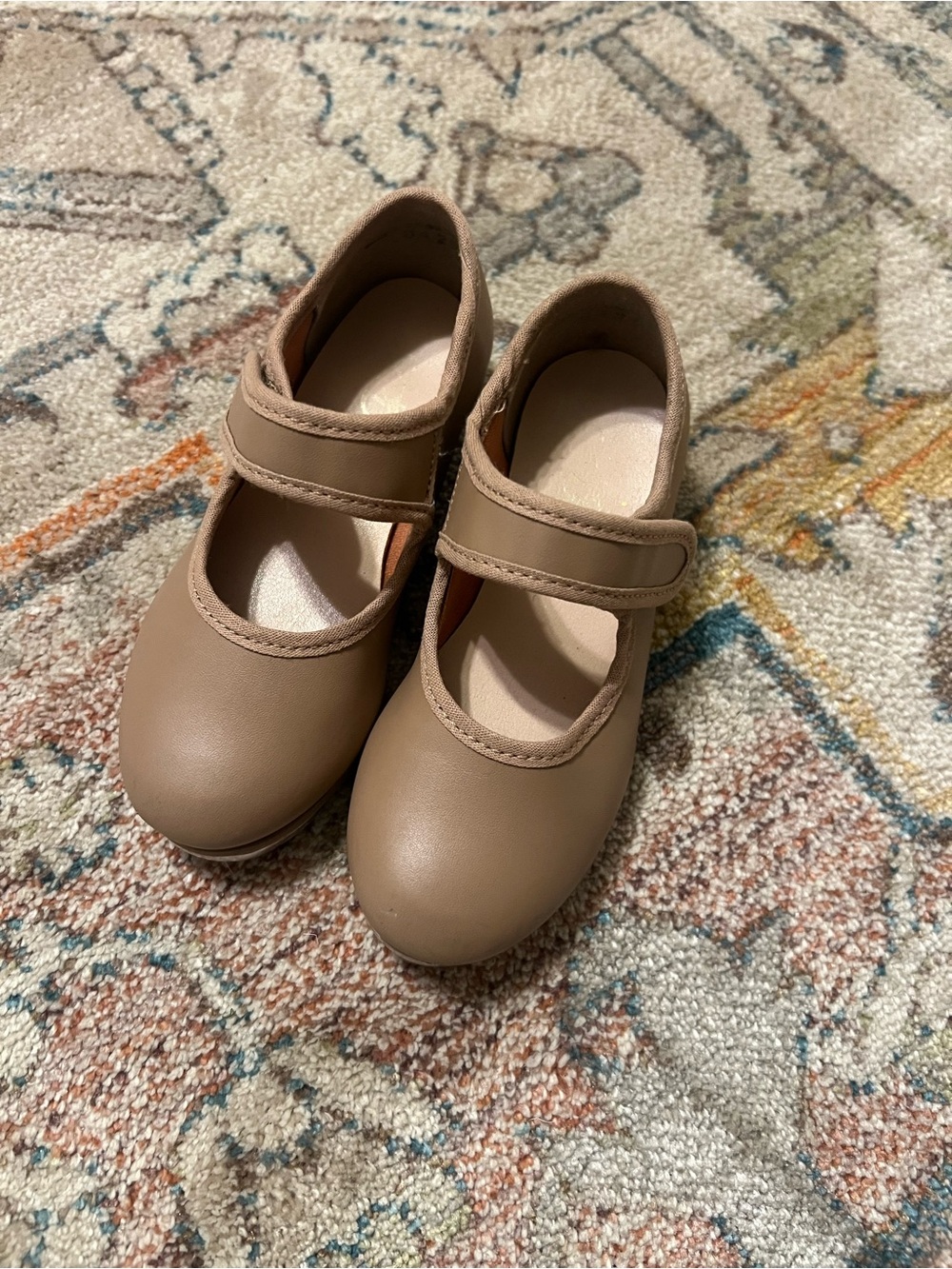 So Danca Toddler tap shoes tan
